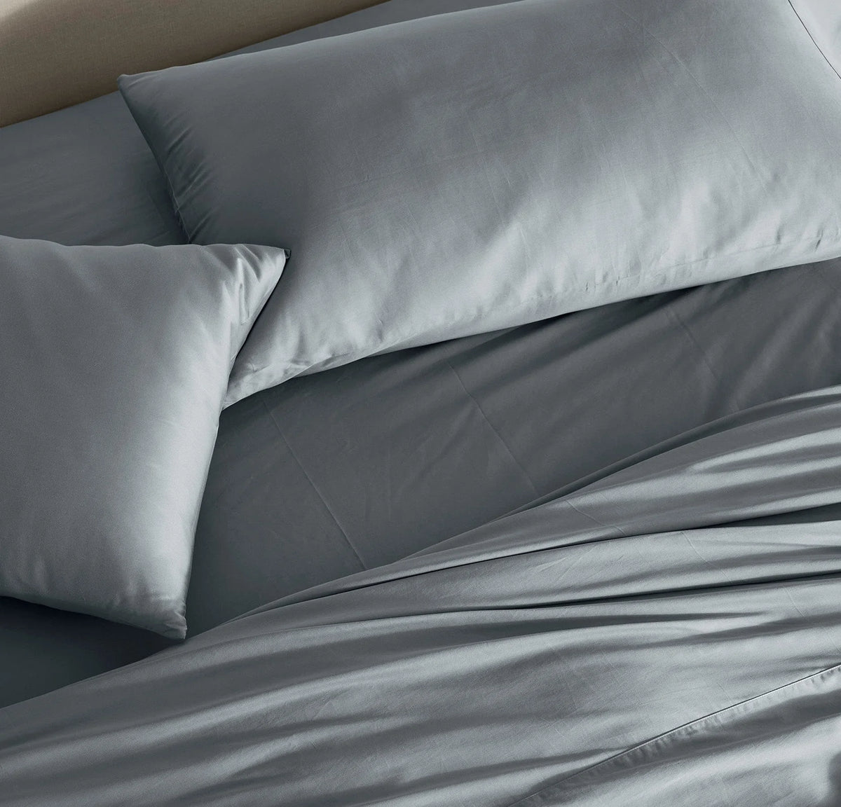 Signature Hemmed Pillowcase Set - Bluestone