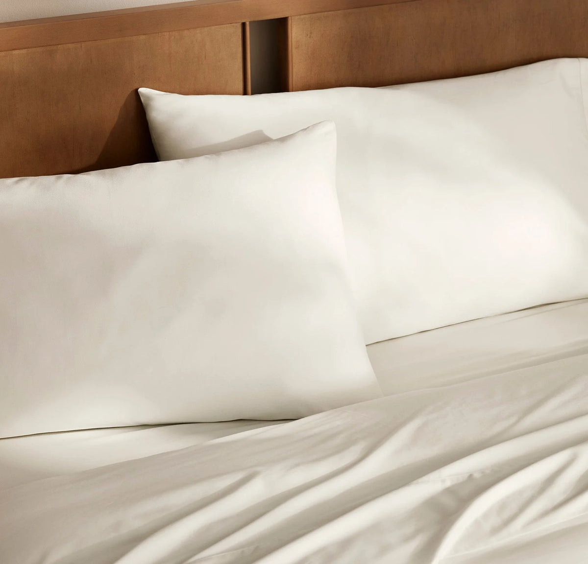 Signature Hemmed Pillowcase Set - Cream