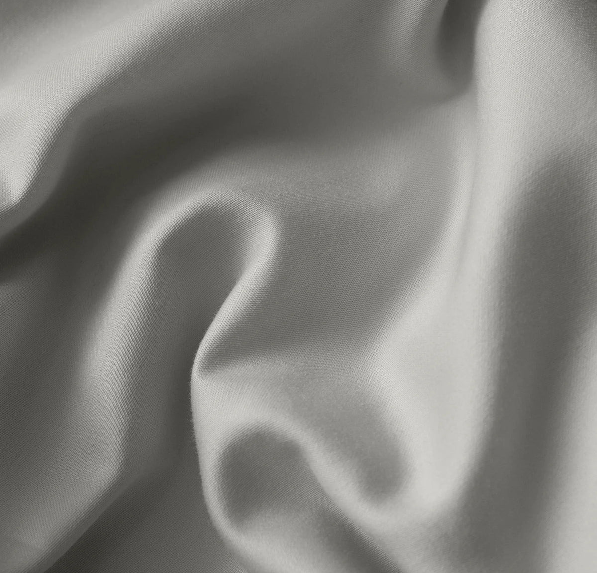 Percale Hemmed Duvet Set - Mist