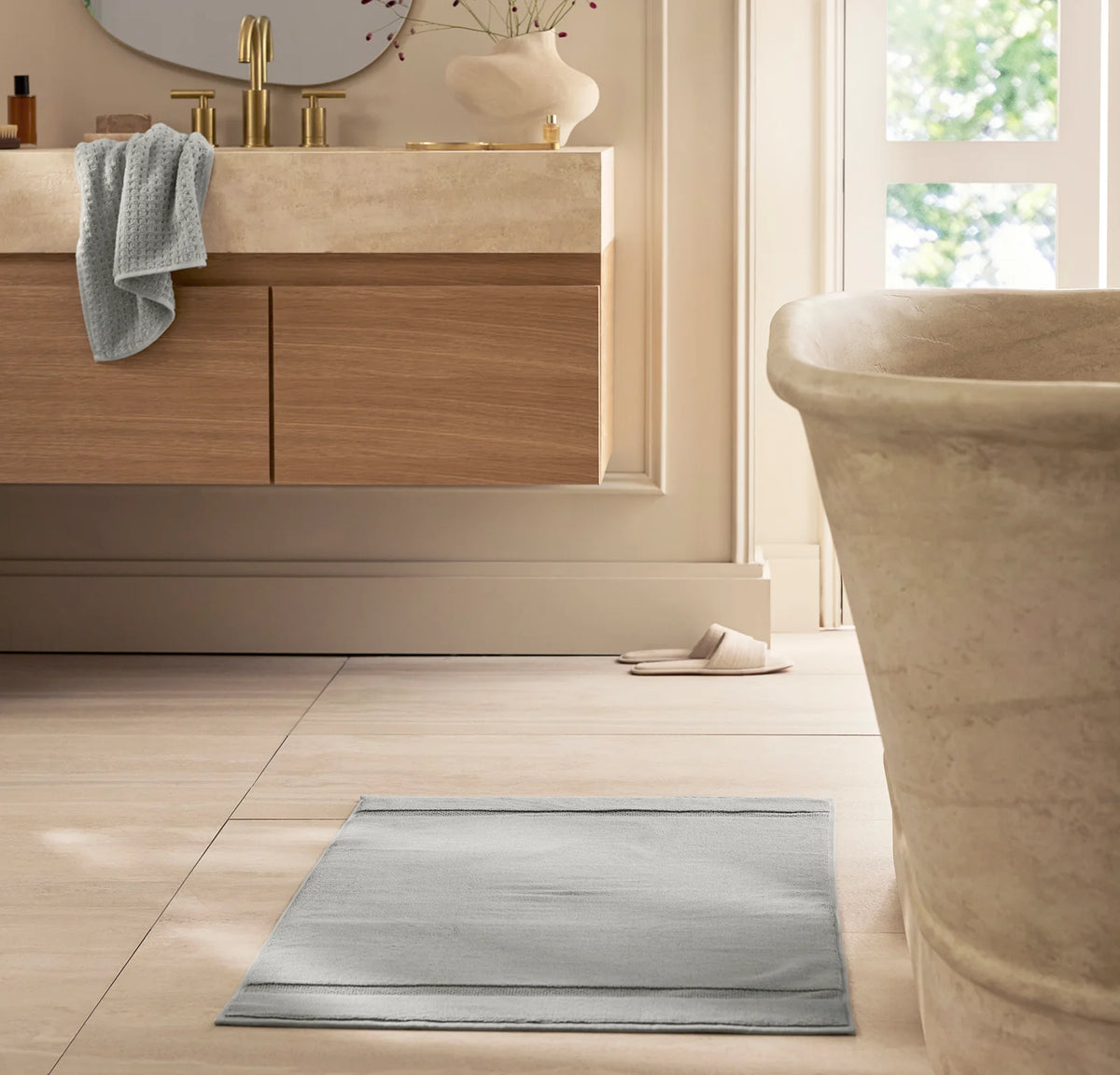 Plush Bath Mat - Shore