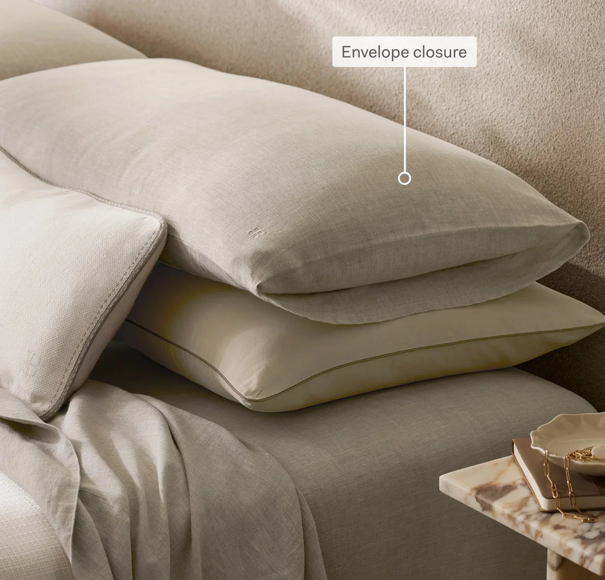 Linen Sheet Set - Melange Shore