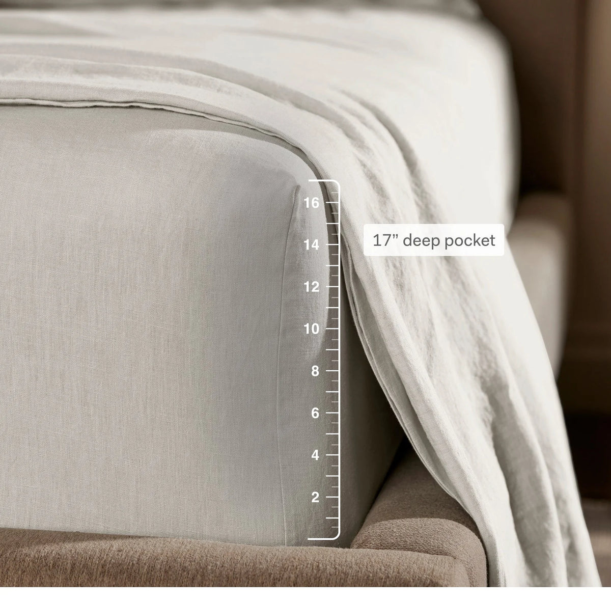 Linen Sheet Set - White