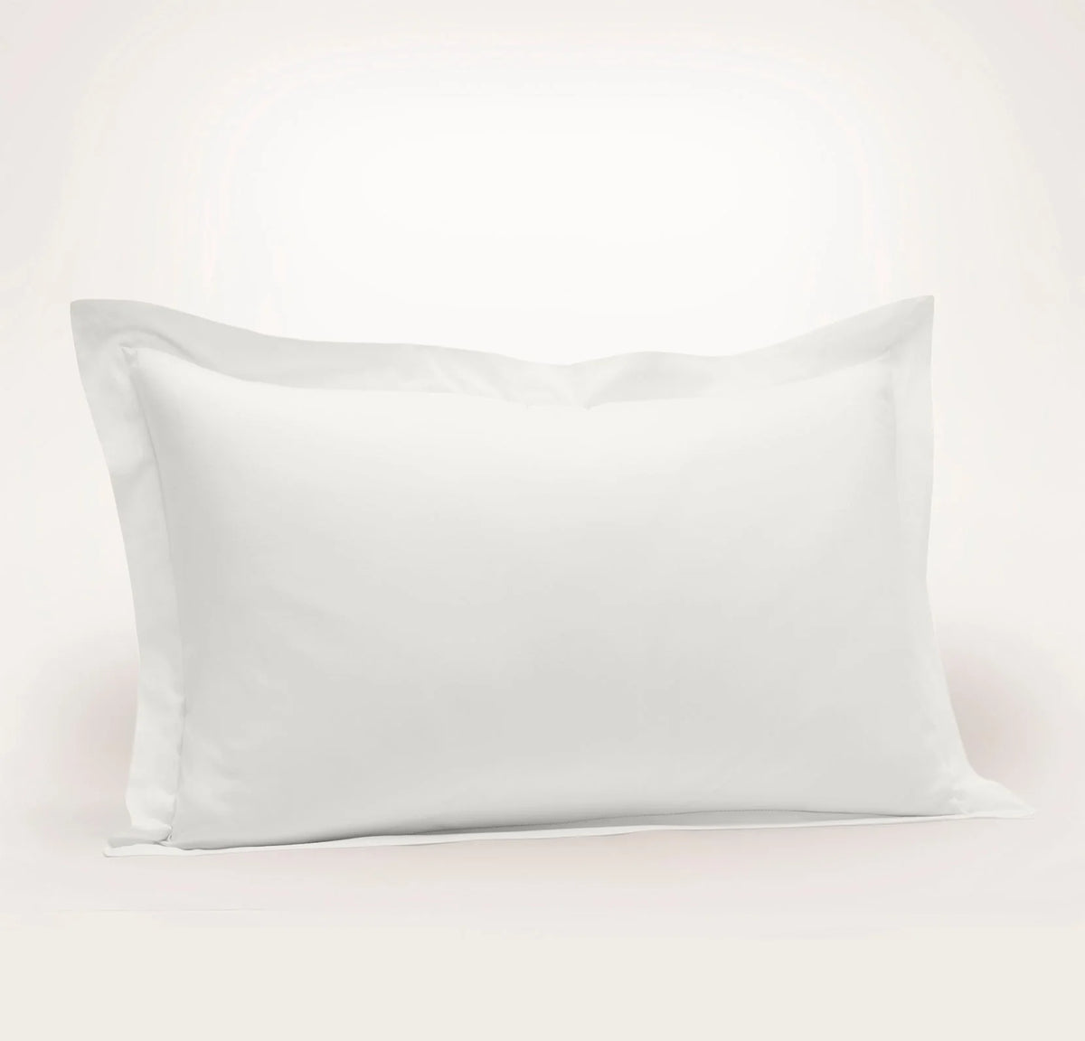 Signature Hemmed Sham - White
