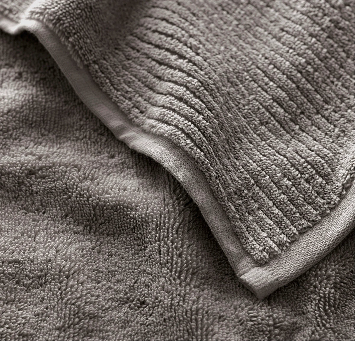 Turkish Ultra Plush Hand Towels (Pair) - Stone