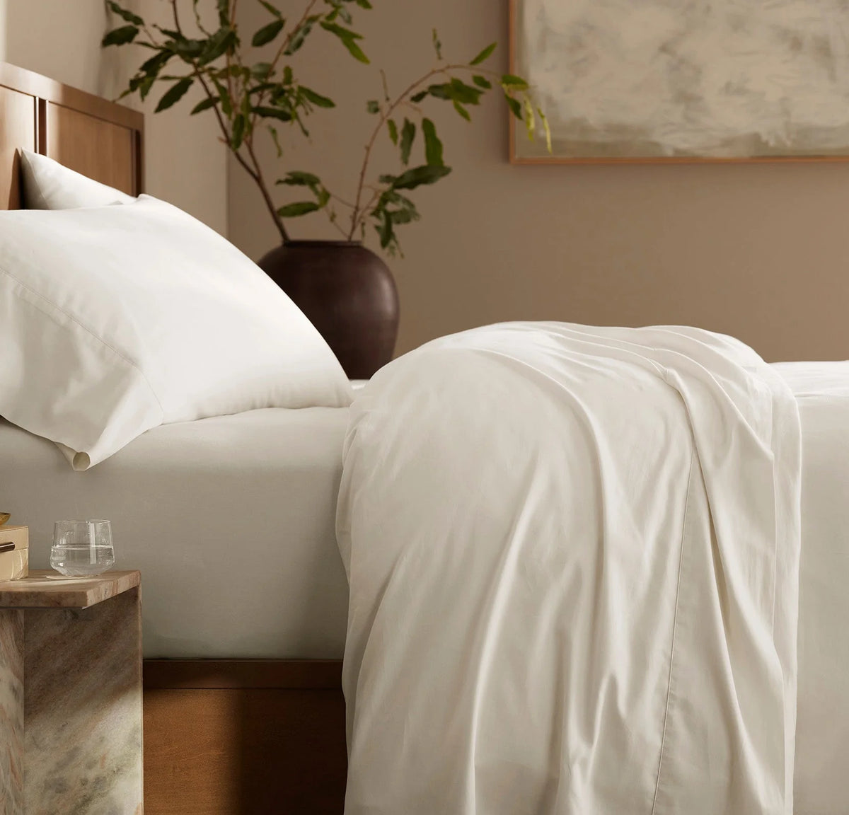 Signature Fitted Sheet - Cream