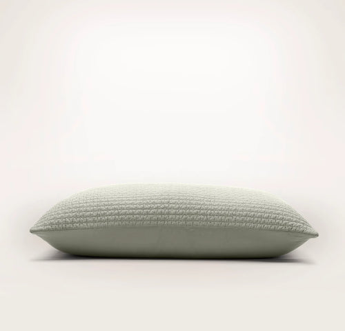Signature Textured Stitch Quilted Sham - Sageleaf