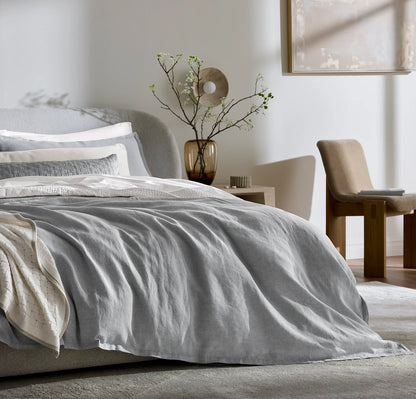 Linen Duvet Set - Melange Shore
