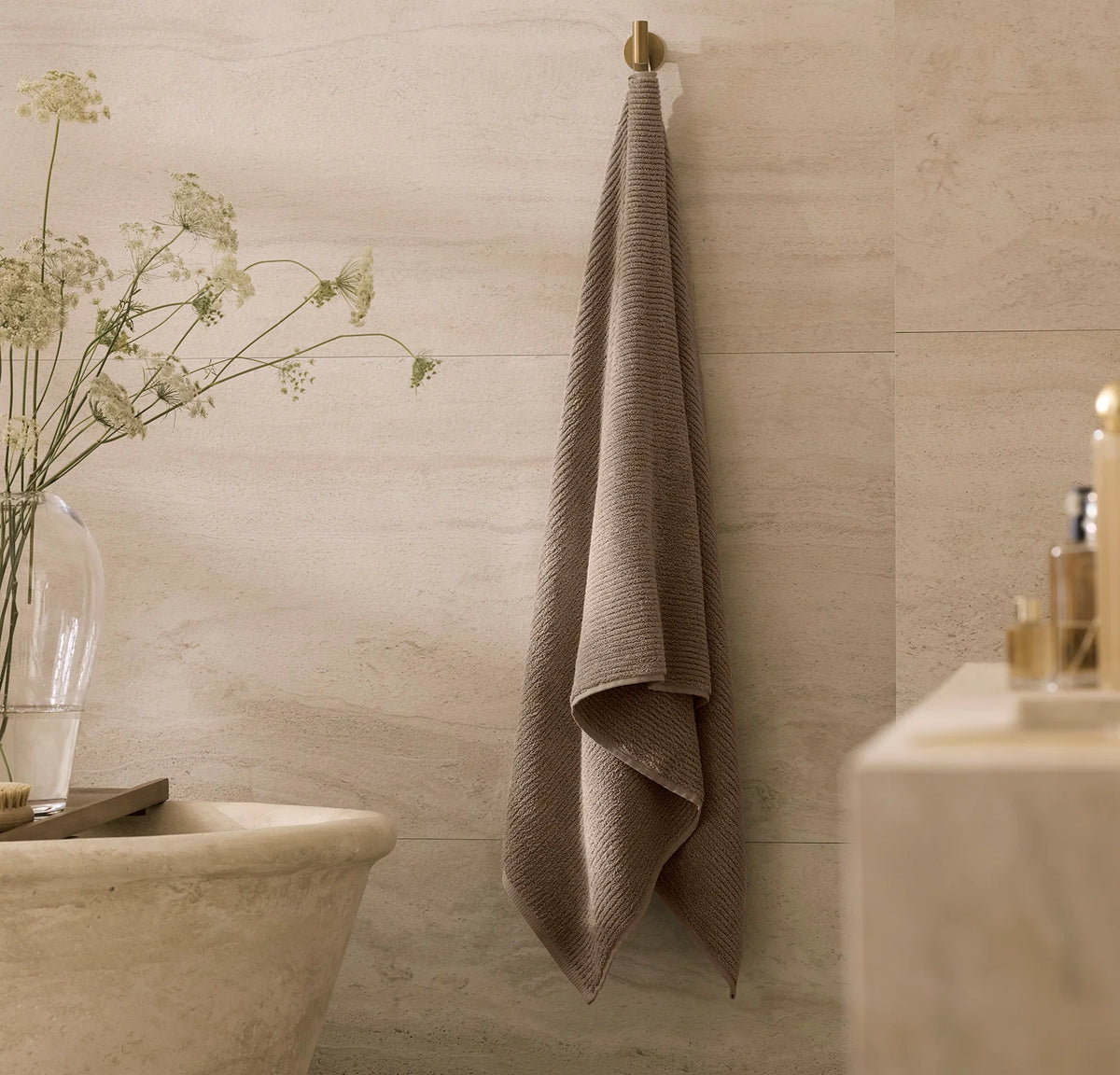 Turkish Ribbed Bath Sheet Set