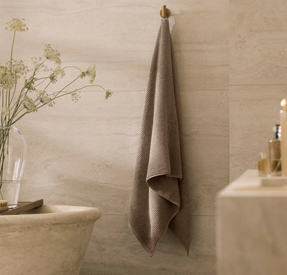 Turkish Ribbed Bath Sheet Set