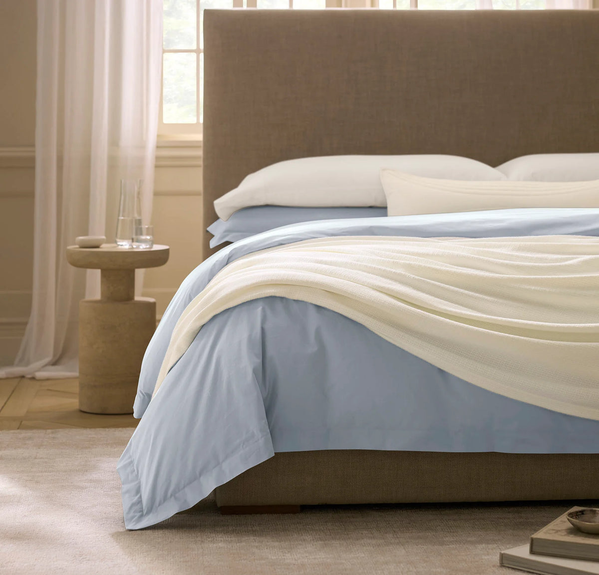 Lightweight Bed Blanket - Cream