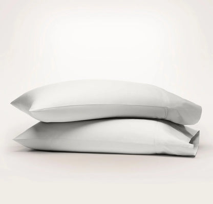 Percale Hemmed Pillowcase Set - Mist