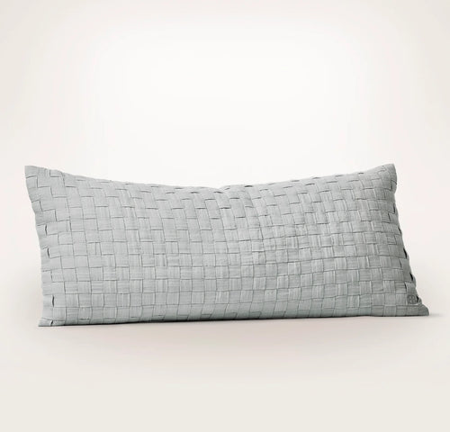 Linen Woven Icon Pillow Cover (Lumbar) - Melange Shore