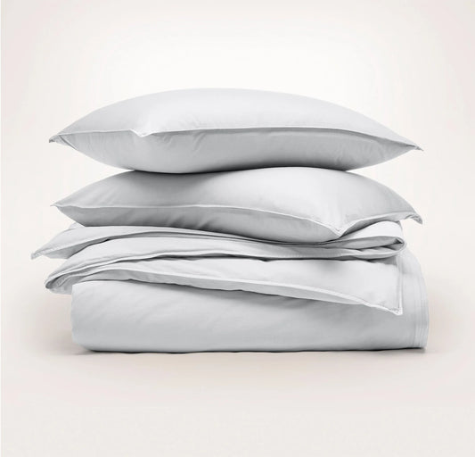 Signature Vintage Washed Duvet Set - Vintage Sky