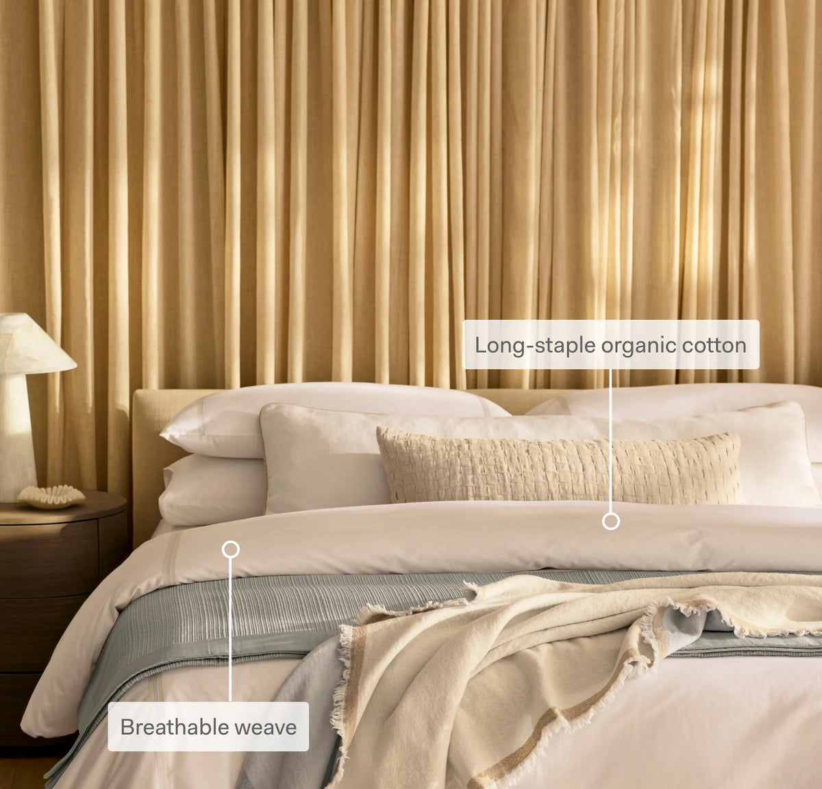 Signature Embellished Duvet Set - Coastal Navy/White Sail Stitch