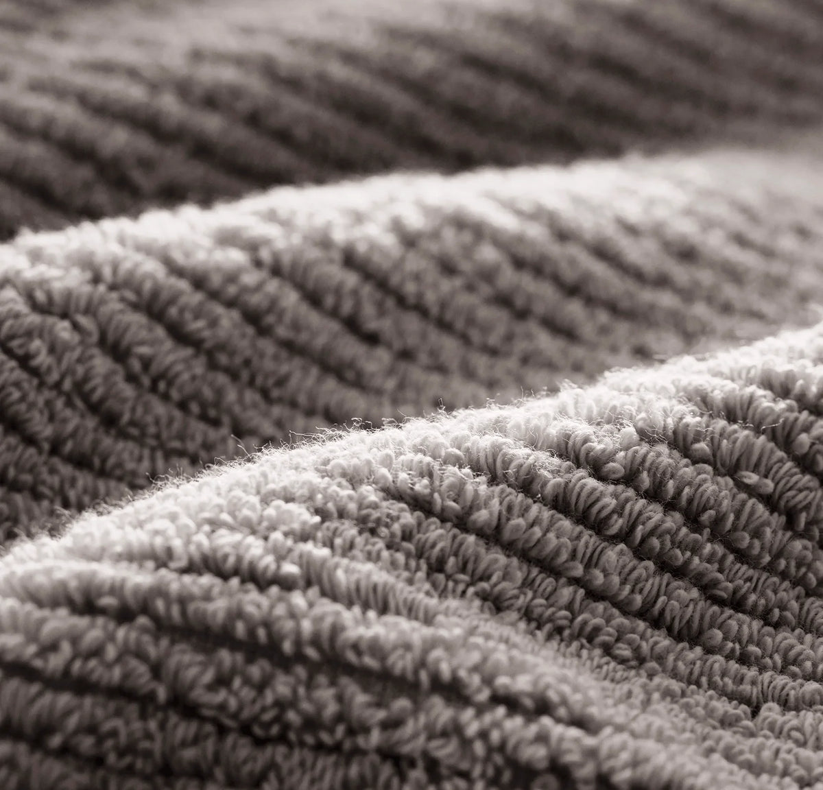 Turkish Ribbed Bath Towel Set