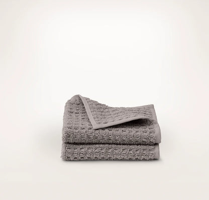 Turkish Waffle Washcloths (Pair) - Stone