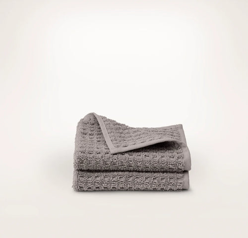 Turkish Waffle Washcloths (Pair) - Stone