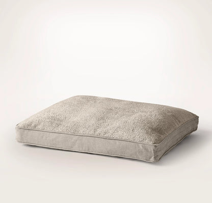 Piped Edge Pet Cushion - Bone