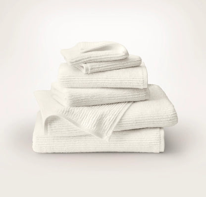 Turkish Ribbed Bath Towel Set