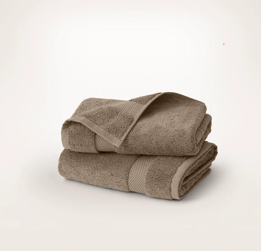 Plush Hand Towels (Pair) - Walnut