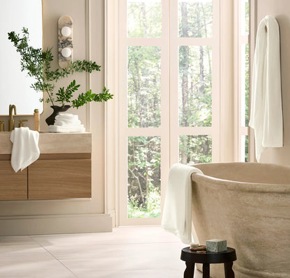 Turkish Ribbed Bath Sheet Set