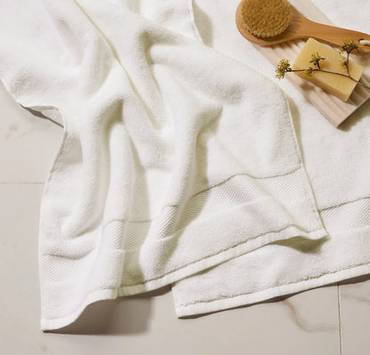 Plush Hand Towels (Pair) - White