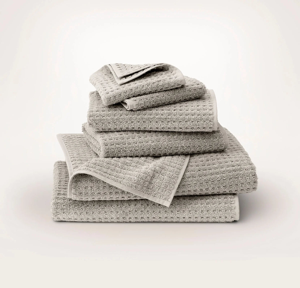 Turkish Waffle Bath Towel Set