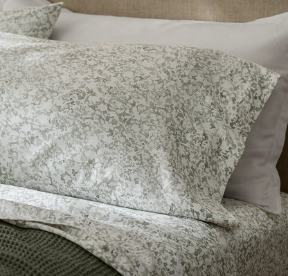 Percale Hemmed Pillowcase Set - Meadow Garden