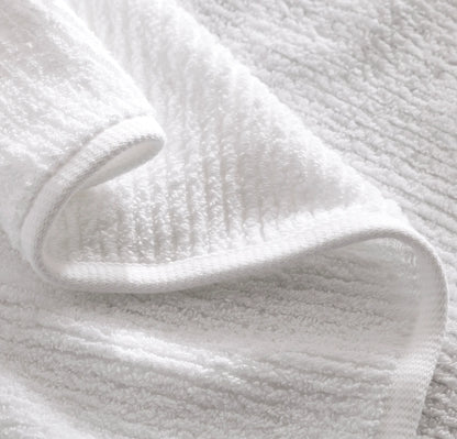 Turkish Ribbed Bath Towel Set