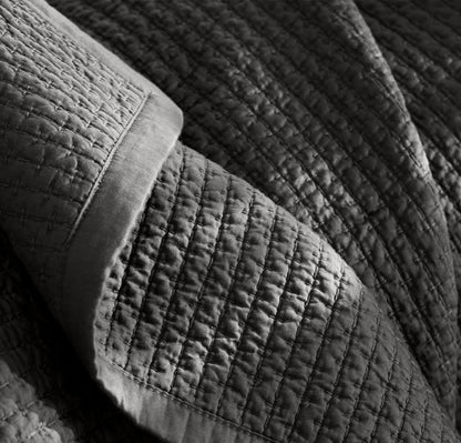 Signature Textured Stitch Quilt - Night