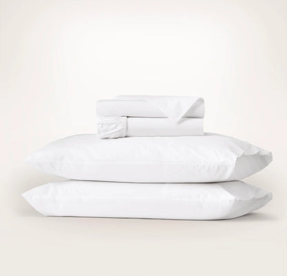 Percale Vintage Washed Sheet Set - Vintage White