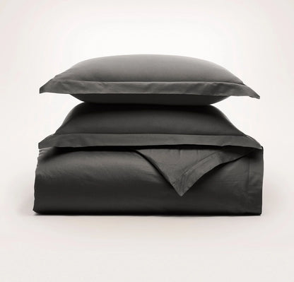 Signature Hemmed Duvet Set - Night