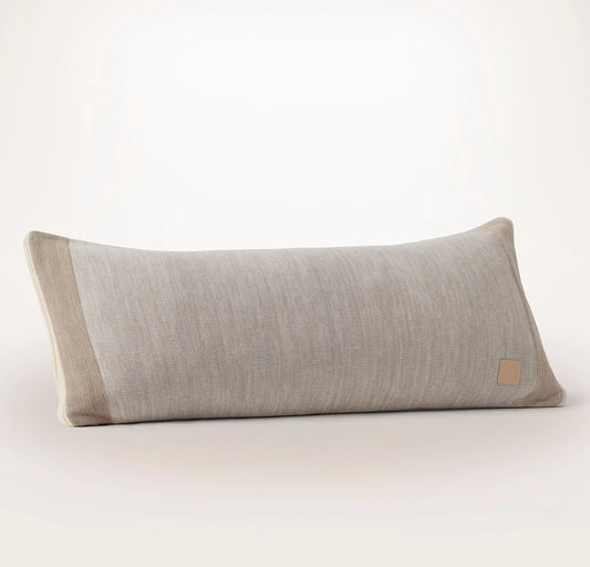 Court Knit Pillow Cover - Heathered Pewter