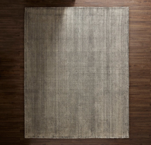 Two-Tone Ribbed Rug - Night/Cream
