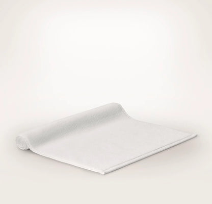 Turkish Ribbed Bath Mat - White