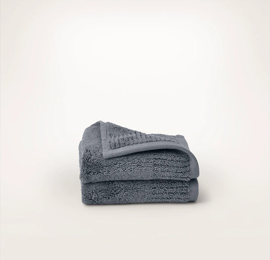 Turkish Ultra Plush Washcloths (Pair) - Mineral