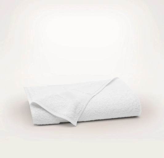 Plush Bath Towel - White