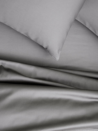 Signature Hemmed Flat Sheet - Stone