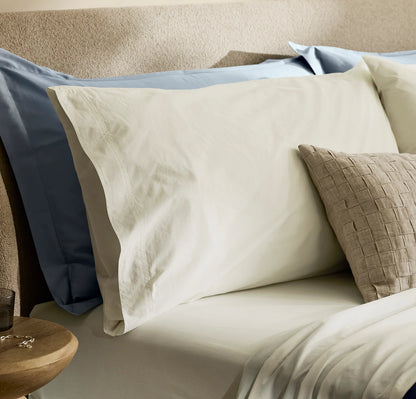 Percale Vintage Washed Sheet Set - Vintage Cream