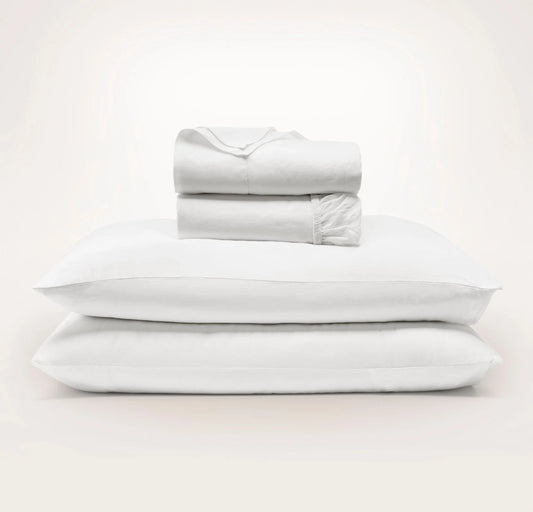 Linen Sheet Set - White