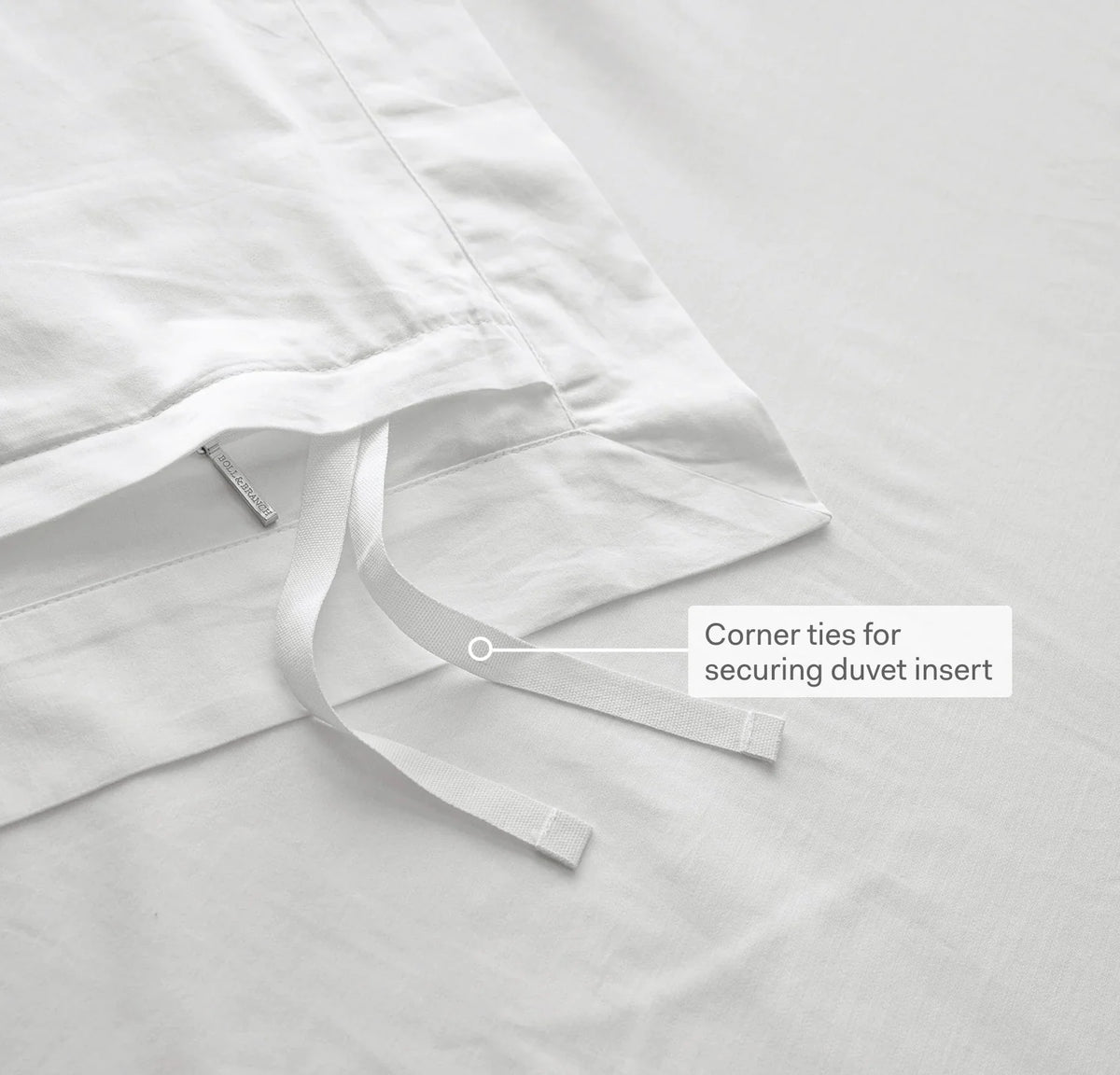 Signature Embellished Duvet Set - White/Pewter/Oak Trielle