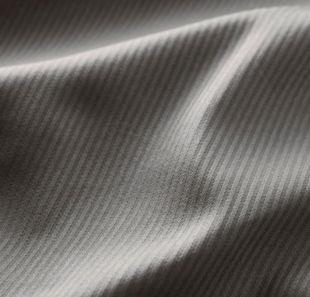 Signature Hemmed Fabric Swatch - Stone Textured Stripe
