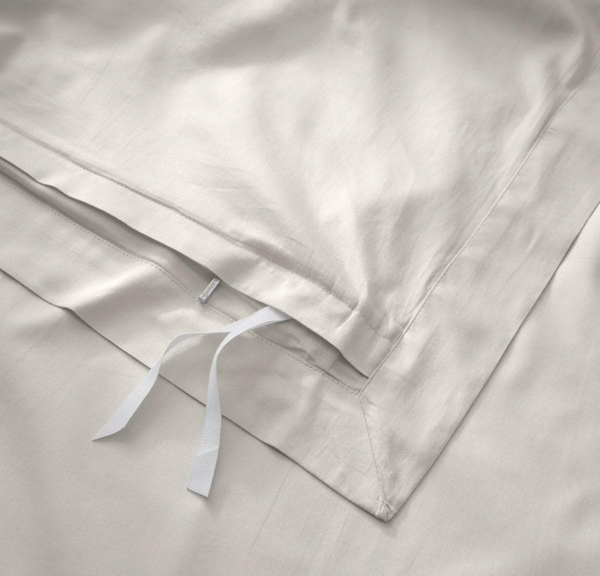 Signature Hemmed Duvet Set - Mist
