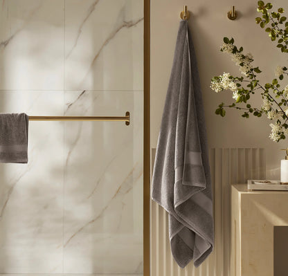 Plush Bath Sheet - Stone