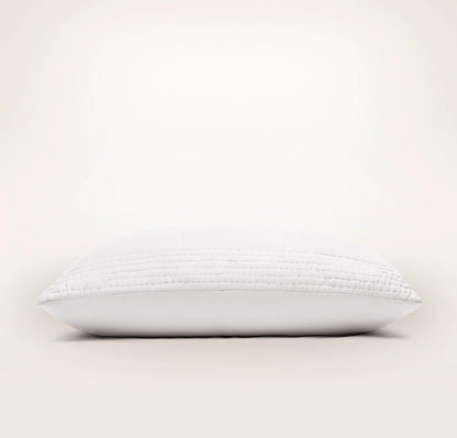 Signature Handstitched Quilted Sham - White