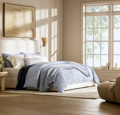 Tideline Pillow Cover (Lumbar) - Shore/Coastal Navy
