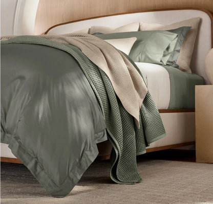 Signature Hemmed Duvet Set - Juniper