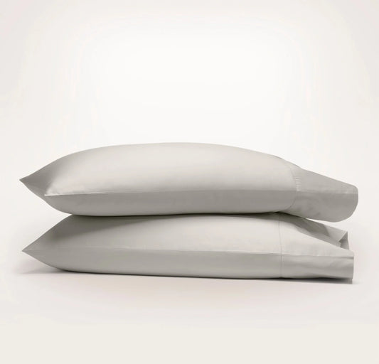 Signature Hemmed Pillowcase Set - Pewter