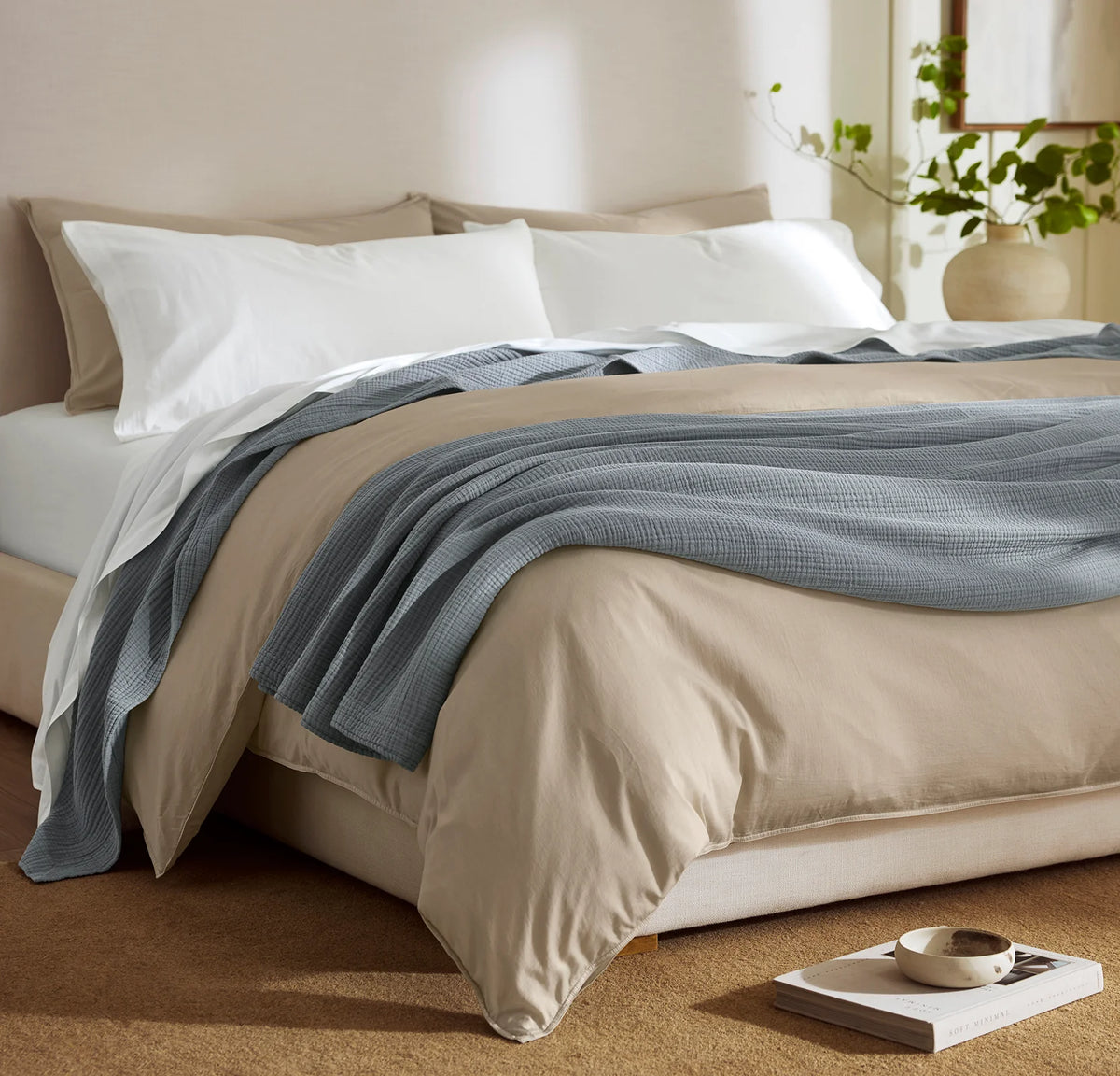 Dream Bed Blanket - Bluestone
