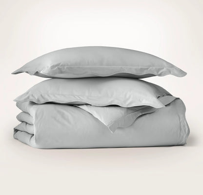 Signature Embellished Duvet Set - Shore/Shore Curved Edge